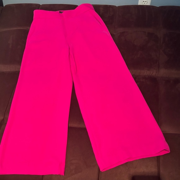 Banana Republic Vibrant Pink Wide Leg Pants - Picture 4 of 15